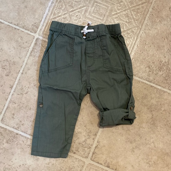🌻 3/$10 Adjustable Khaki Green Pants - Picture 1 of 3